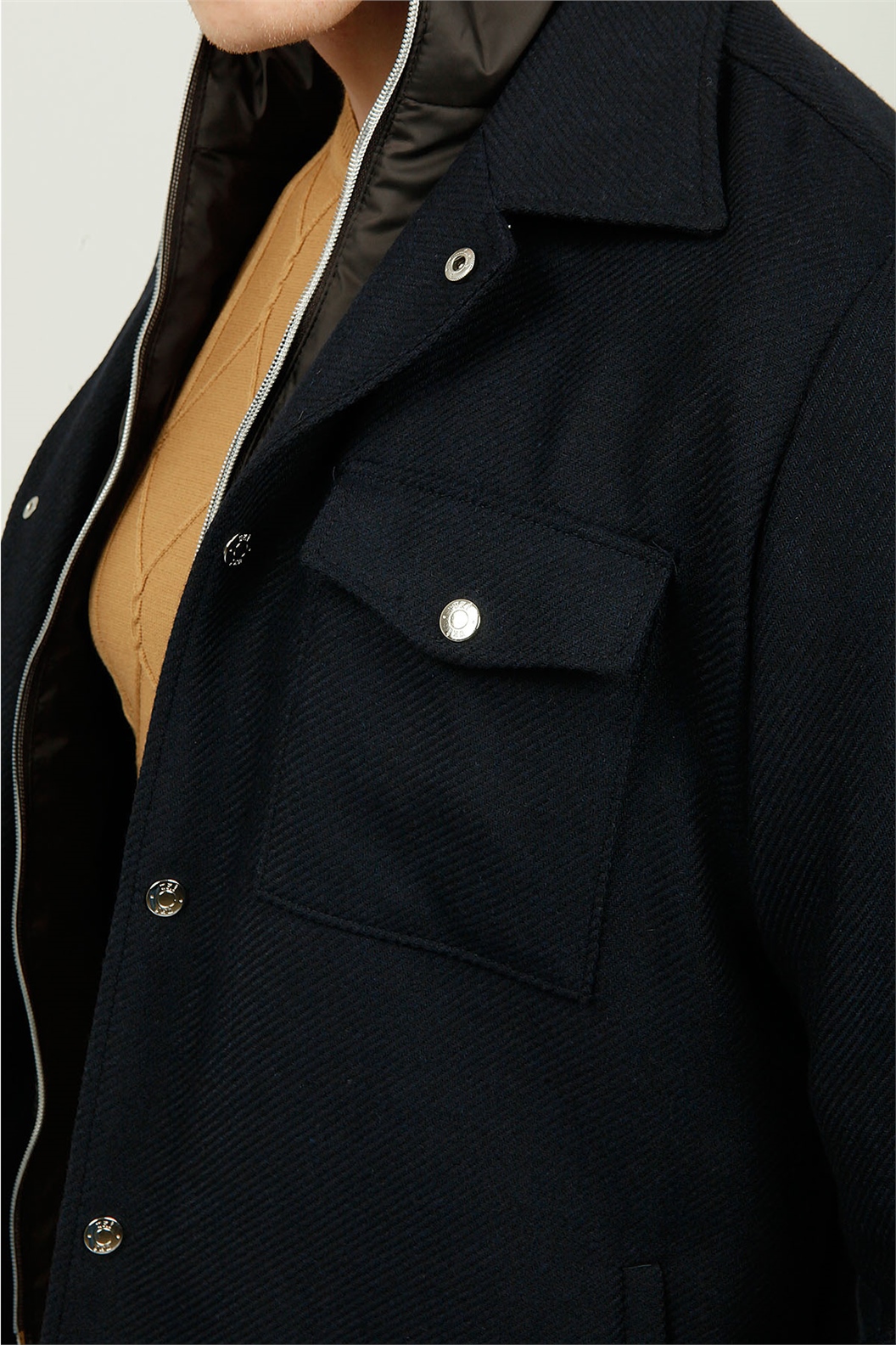 LACİVERT Slim Fit Gömlek Ceket · 5