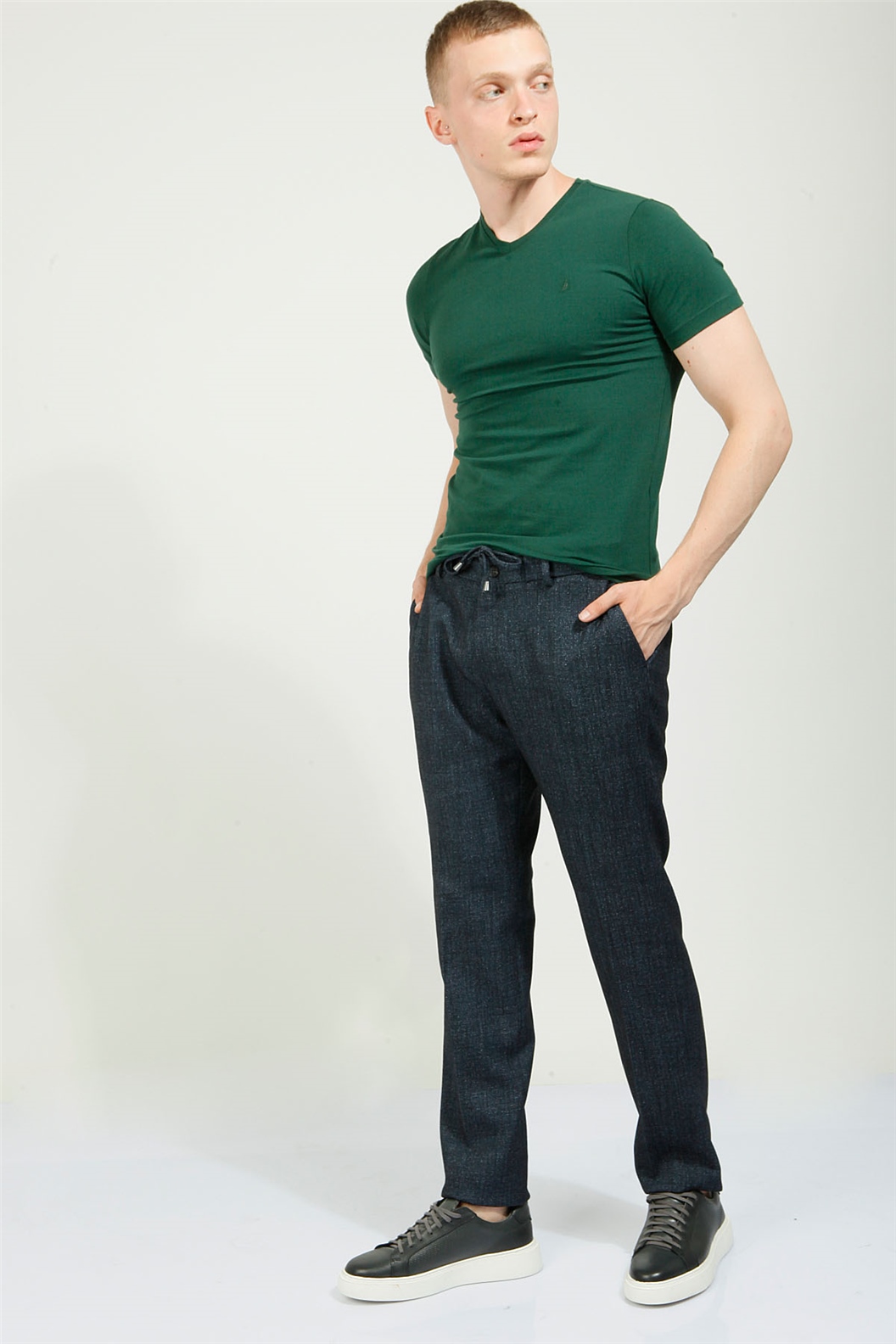 LACİVERT Slim Fit Jogger Pantolon · 4