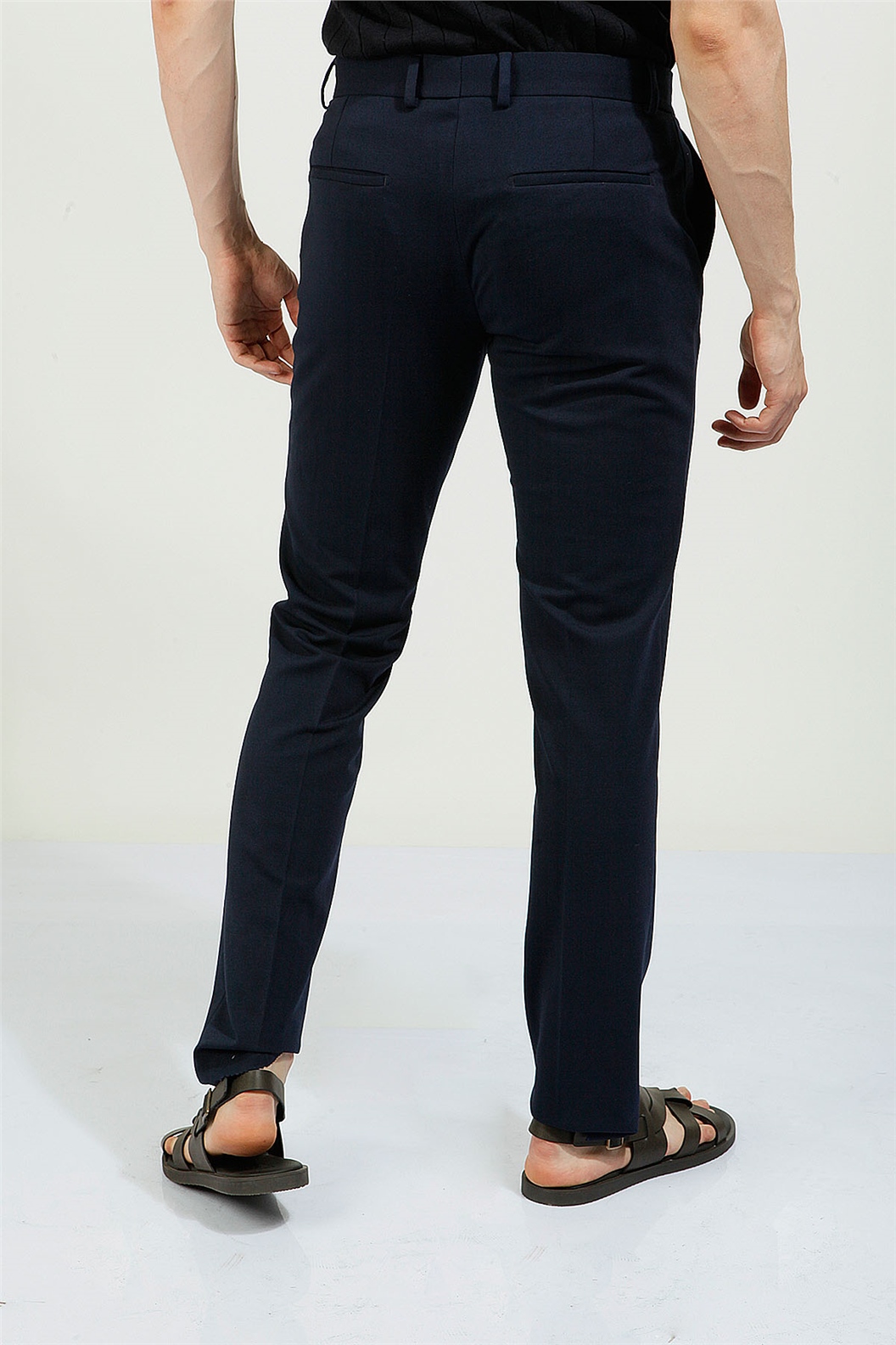 Lacivert Slim Fit Jogger Pantolon · 5
