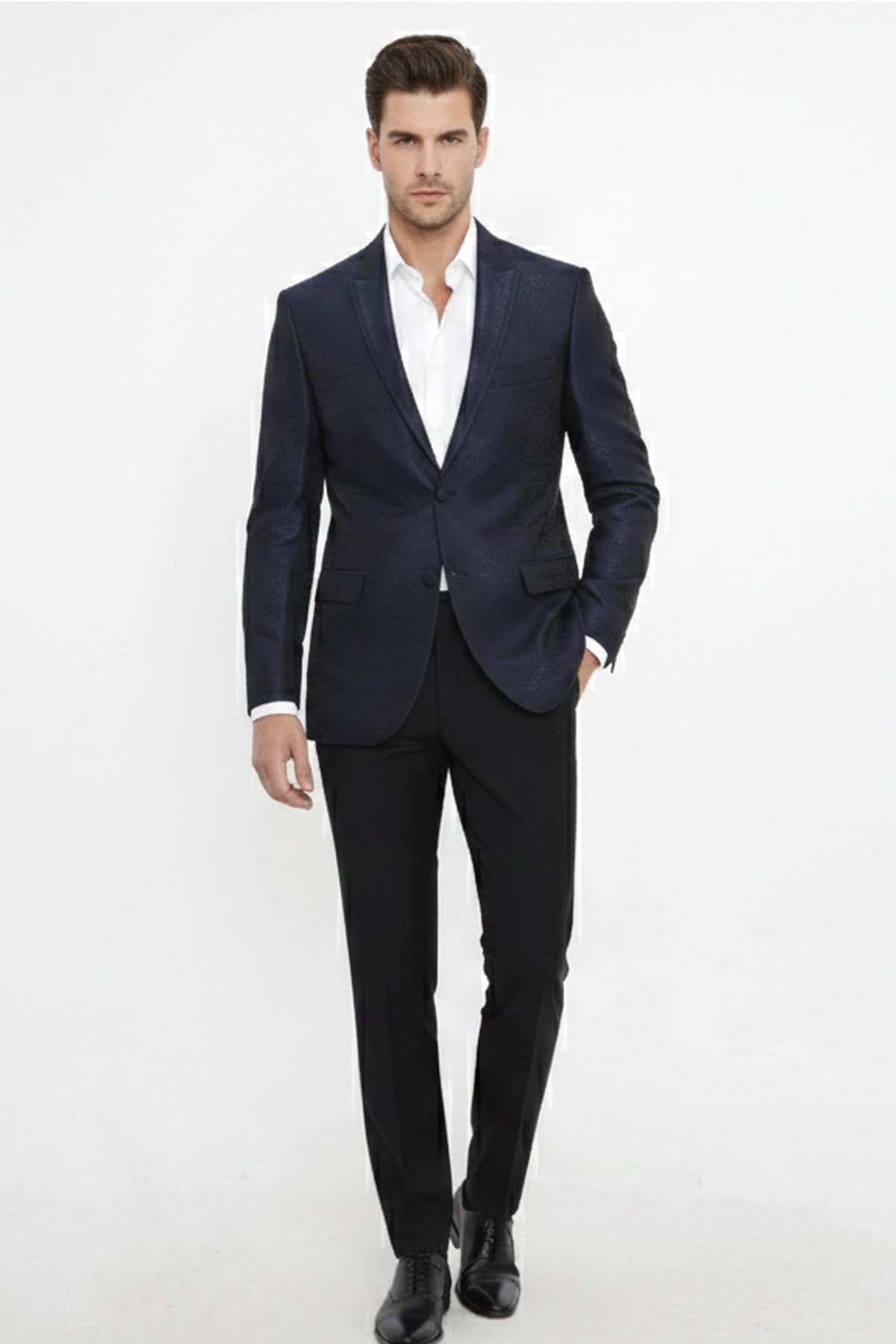 LACİVERT Smokin Takım Elbise