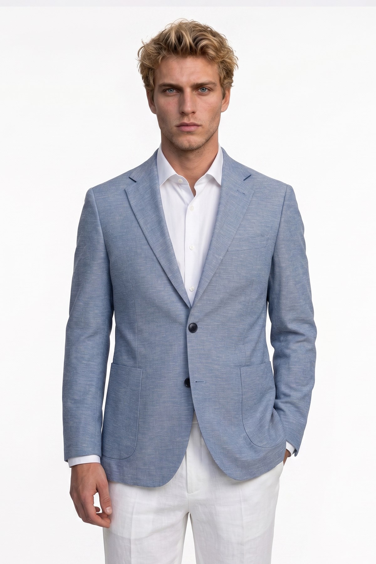 MAVİ Comfort Fit Casual Keten Ceket