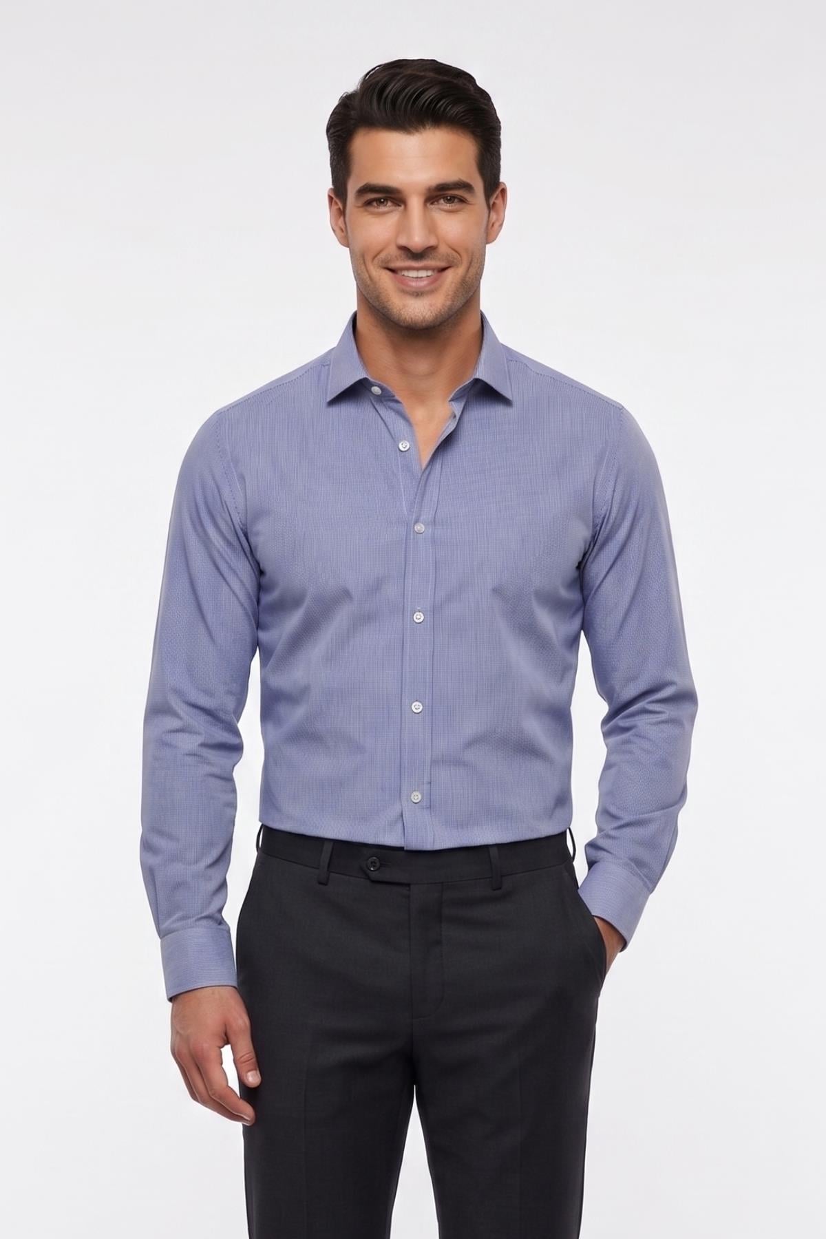 MAVİ Slim Fit Uzun Kol Gömlek
