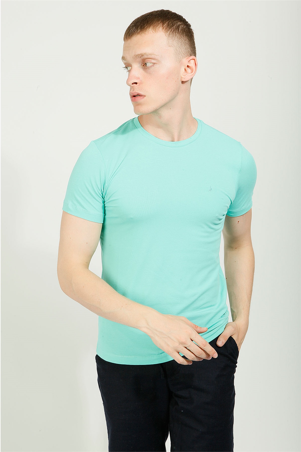 MİNT Comfort Fit Bisiklet Yaka Basic T-Shirt · 2