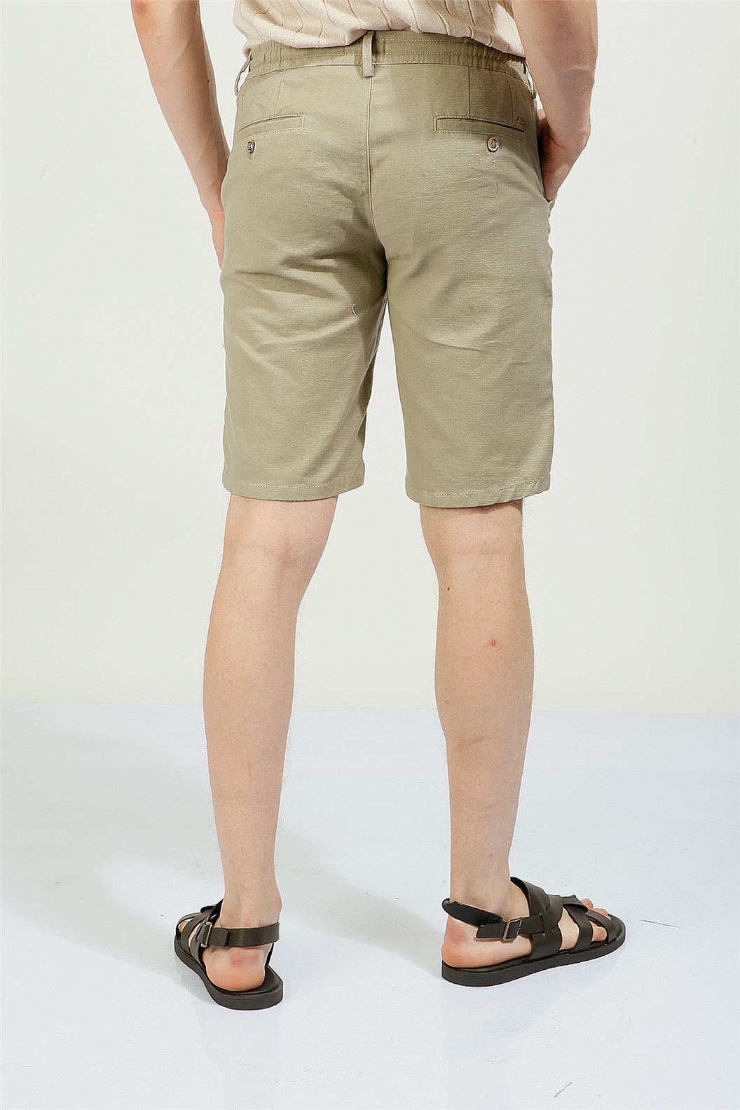 YEŞİL Slim Fit Bermuda Şort · 5