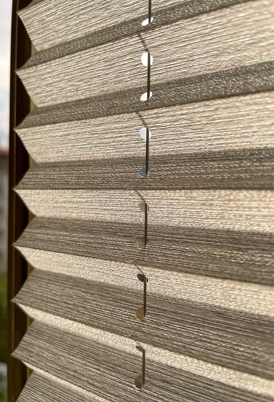 Keten Plise Perde Cam Balkon Pvc Uyumlu