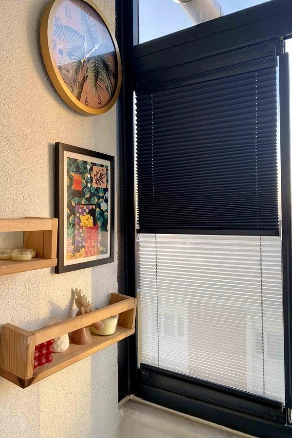 Duble Blackouth Plicell Perde Balkon Perdesi PVC ile Uyumlu