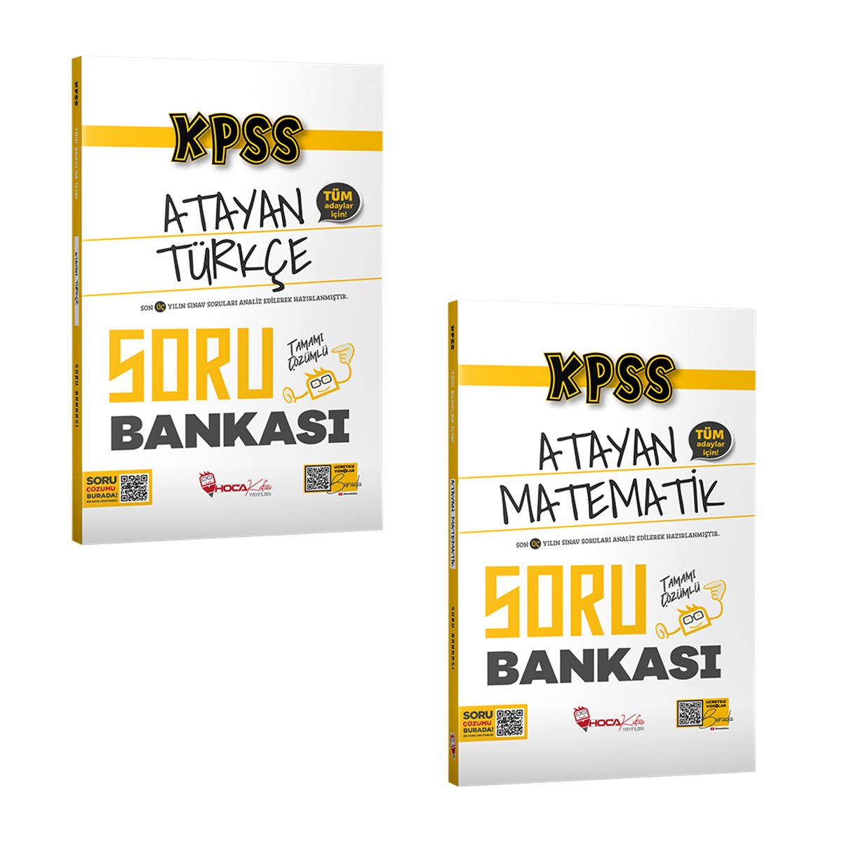 2026 KPSS GY-GK Atayan Türkçe- Matematik Soru Bankası 2 Li set