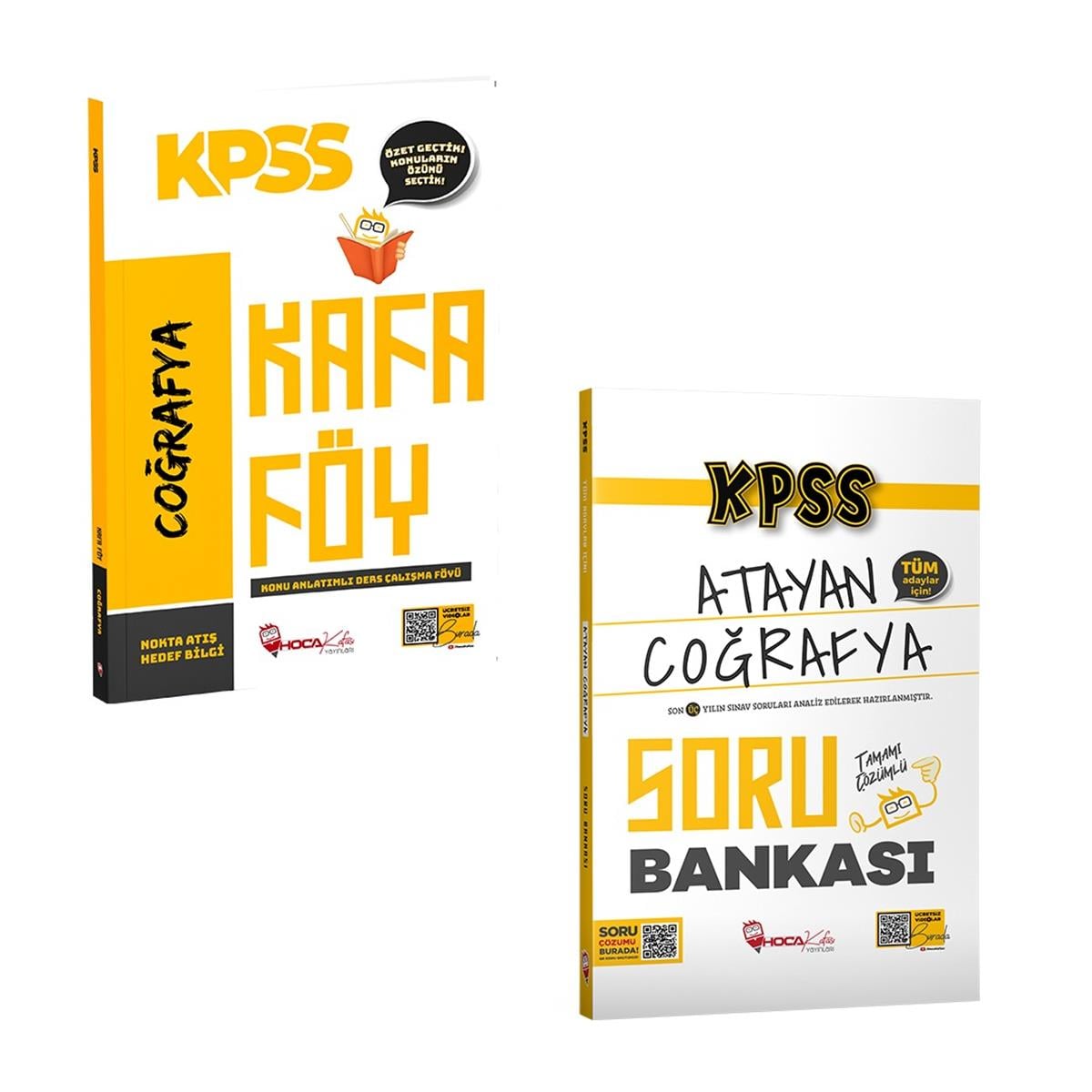 2026 KPSS GY-GK Coğrafya konu Anlatım Föyü- Atayan Coğrafya Soru Bankası 2 li Set