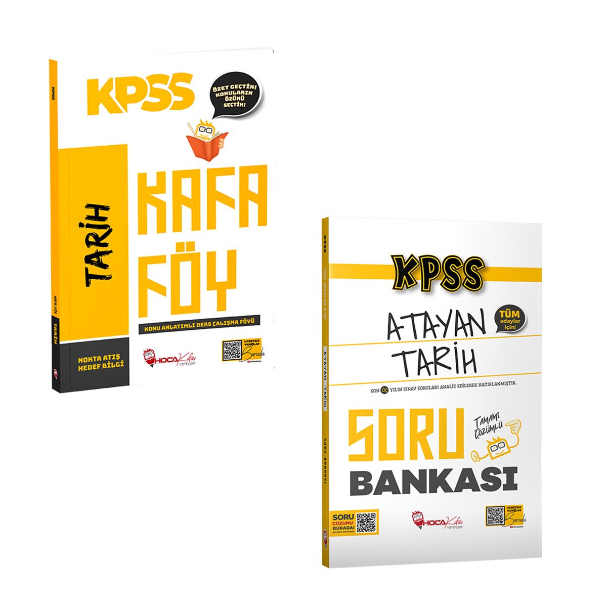 2026 KPSS GY-GK Tarih Konu Anlatım Föyü- Atayan Tarih Soru Bankası 2 li Set