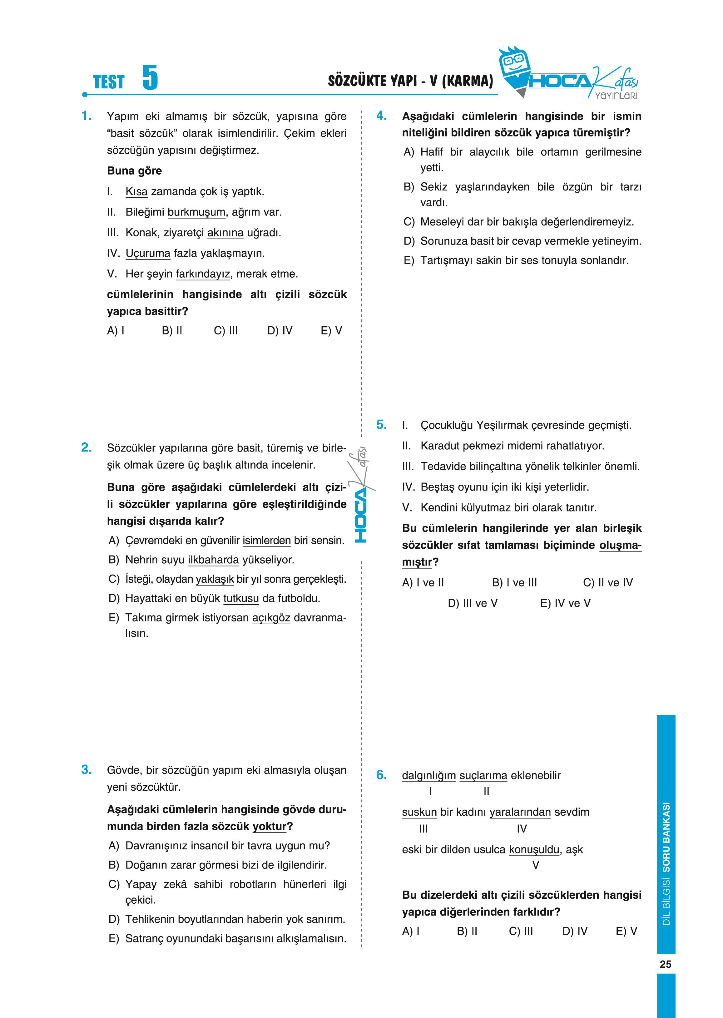 2026 KPSS Dil Bilgisini Kafala Tamamı Çözümlü Soru Bankası
