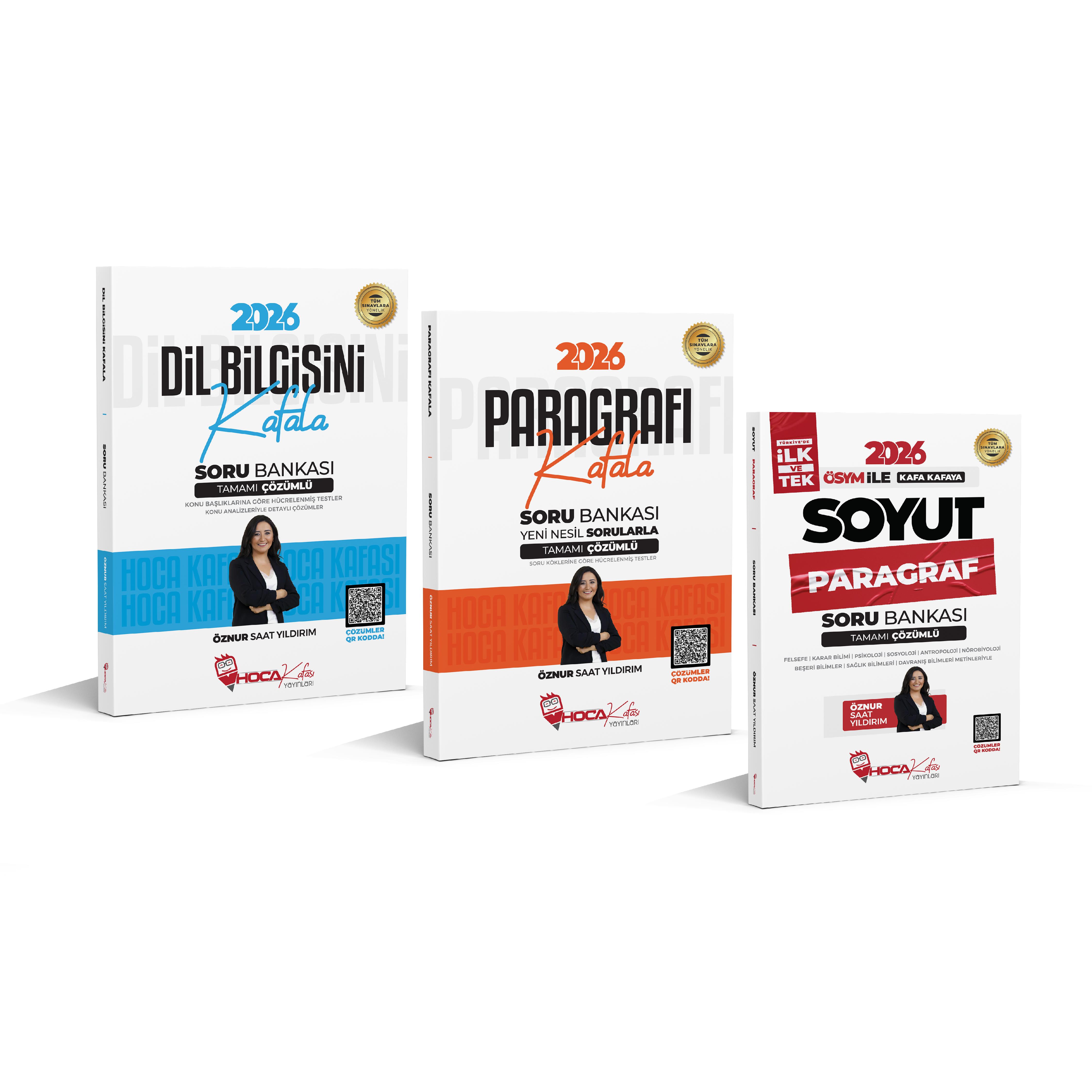 2026 KPSS Dil Bilgisini Kafala-Paragrafı Kafala- Soyut Paragraf Soru Bankası 3 Lü Set