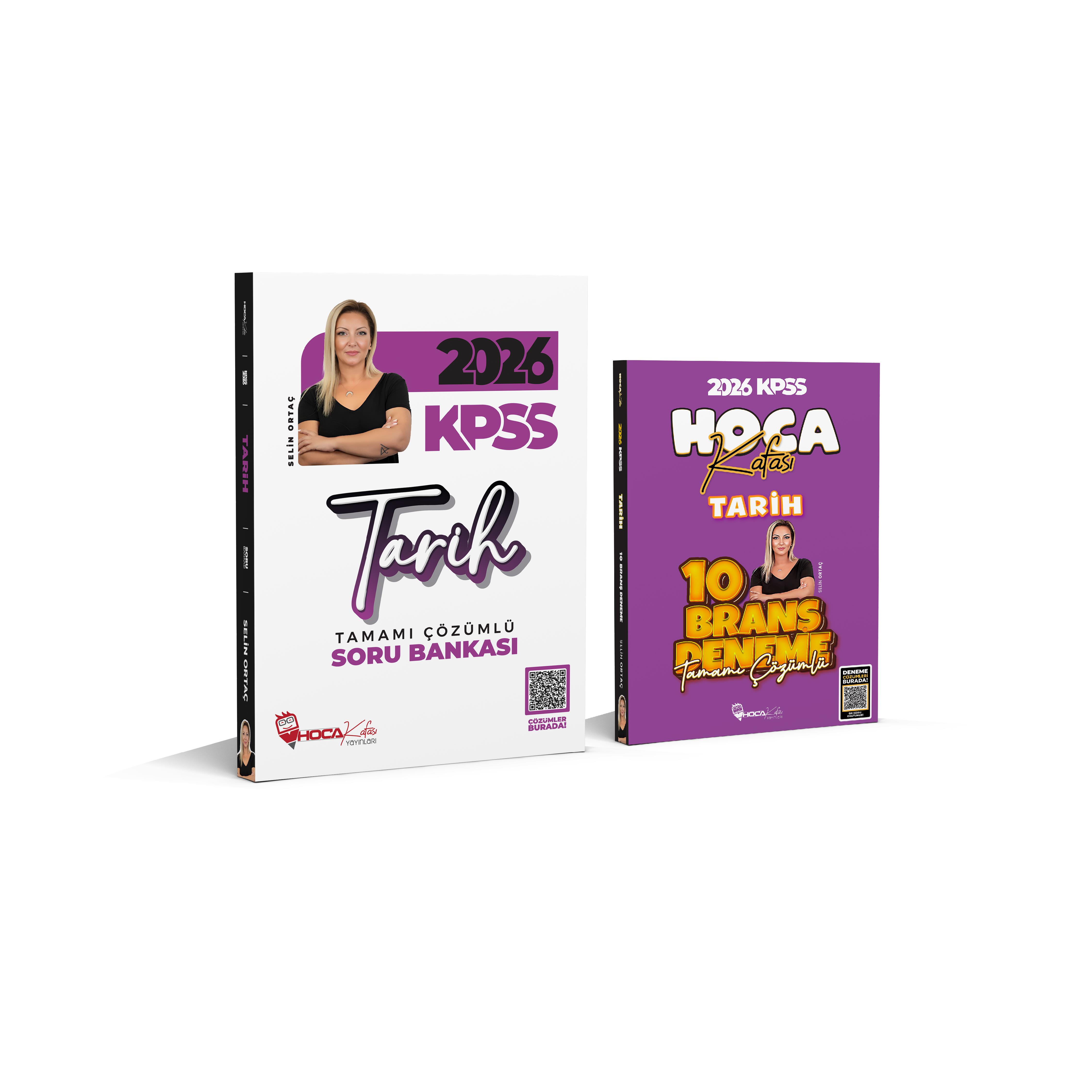 2026 KPSS Tarih Soru Bankası - Tarih 10 Branş Deneme 2 Lİ Set