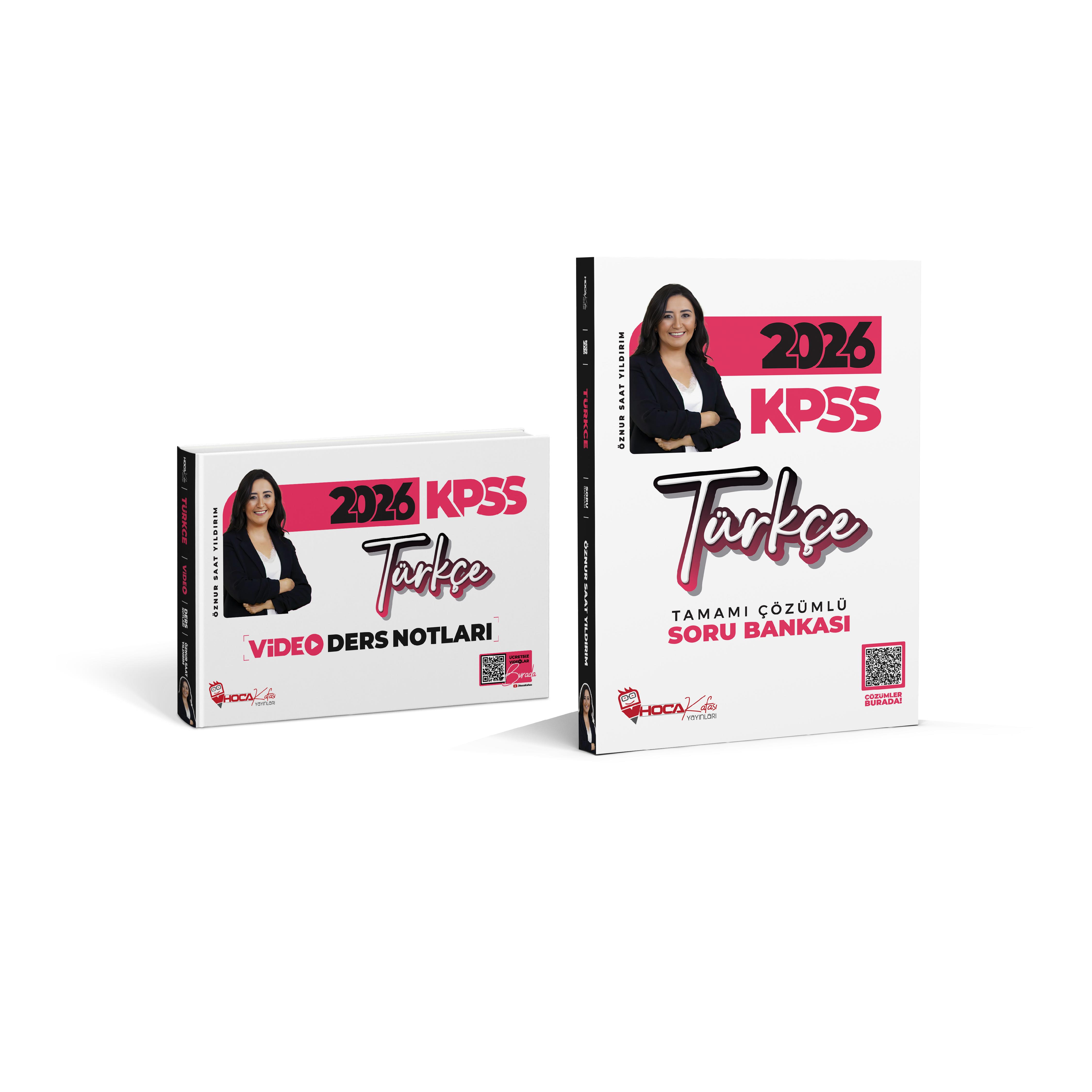 2026 KPSS Türkçe Soru Bankası-Türkçe Video Notlar 2 Li Set