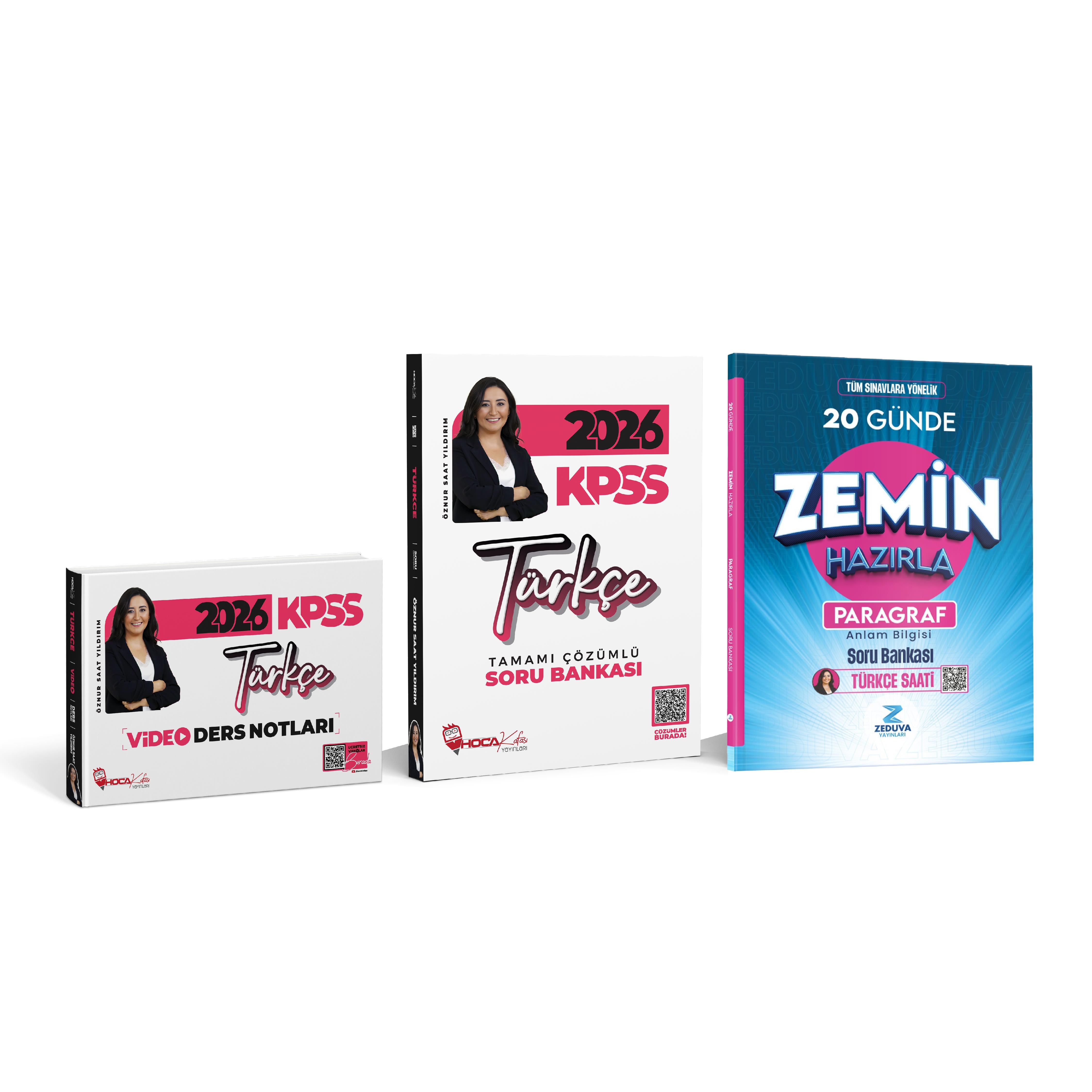 2026 KPSS Türkçe Soru Bankası-Türkçe Video Notlar - Zemin hazırla Paragraf 3 Lü Set