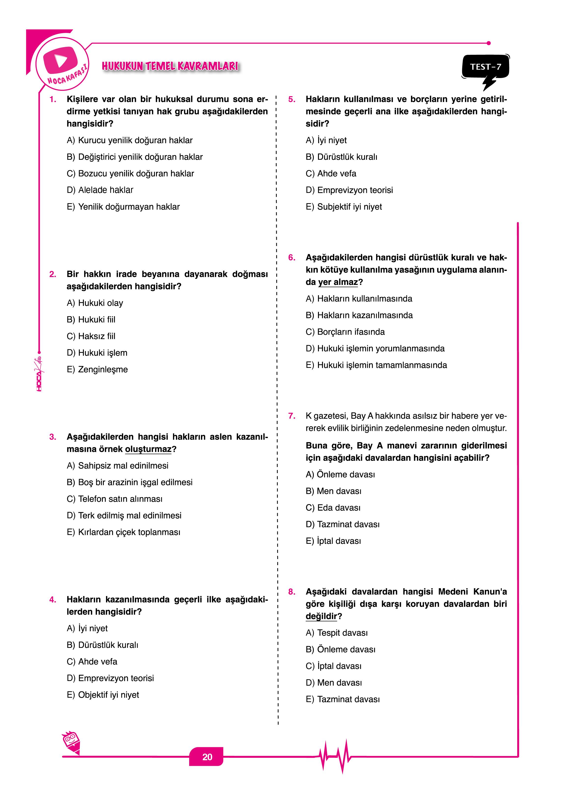 2026 KPSS Vatandaşlık Soru Bankası- Vatandaşlık  Video Ders Notlar- Pratiko- Vatandaşlık 21 Branş Deneme 4 Lü Set