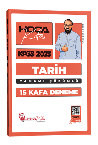 2023 KPSS 15 Kafa Deneme Tarih - Tamamı Çözümlü - Hoca Kafası Yayınları