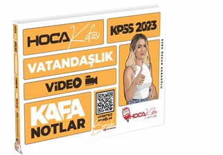 2023 Vatandaşlık Video Ders Notları - Esra Özkan Karaoğlu - Hoca Kafası Yayınları