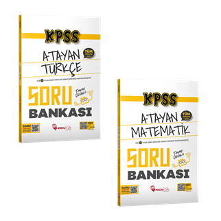 2026 KPSS GY-GK Atayan Türkçe- Matematik Soru Bankası 2 Li set