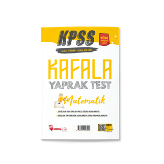 2026 KPSS GY-GK Matematik Öğreten Yaprak Test