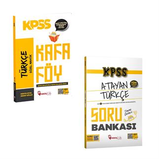 2026 KPSS GY-GK Türkçe Konu Föyü-Atayan Türkçe Soru Bankası 2 li Set