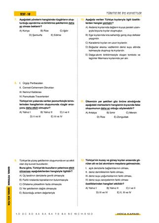 2026 KPSS GY-GK Tarih-Coğrafya-Vatandaşlık Yaprak Test 3 lü Set