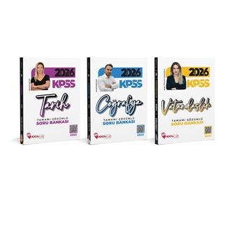 2026 KPSS Coğrafya - Tarih - Vatandaşlık Soru Bankası 3 Lü Set