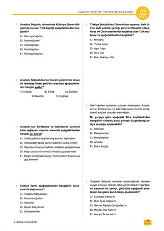 2026 KPSS GY-GK Atayan Tarih  Soru Bankası