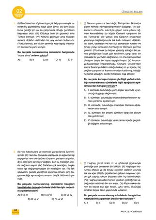 2026 KPSS GY-GK Atayan Türkçe Soru Bankası