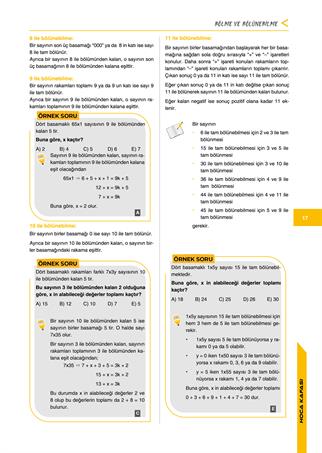 2026 KPSS Matematik Konu Anlatım Föyü