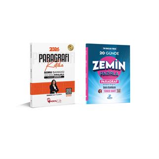 2026 KPSS Paragrafı Kafala -Türkçe Saati Zemin Hazırla Paragraf Soru Bankası 2 Li Set