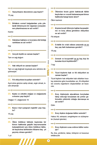 2026 KPSS Pratiko / Vatandaşlık/ Soru - Cevap