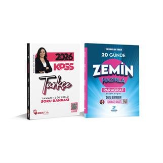 2026 KPSS Türkçe Soru Bankası-  Zemin hazırla Paragraf 2 Lİ Set