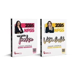 2026 KPSS Türkçe Soru Bankası- Vatandaşlık Soru Bankası 2 Li Set