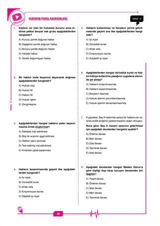 2026 KPSS Vatandaşlık Soru Bankası- Vatandaşlık  Video Ders Notlar- Pratiko- Vatandaşlık 21 Branş Deneme 4 Lü Set