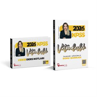 2026 KPSS Vatandaşlık Soru Bankası- Video Notlar 2 Li Set