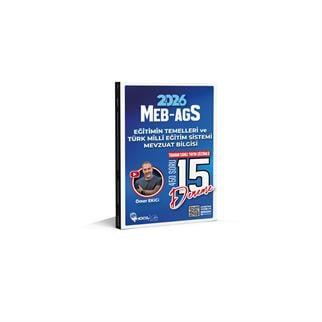 2026 MEB-AGS 15 Deneme -  Eğitimin Temelleri ve Türk Millî Eğitim Sistemi & Mevzuat Bilgisi