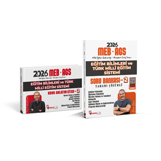 2026 MEB – AGS Eğitim Bilimleri Konu Anlatım Kitabı – 2  (MEVLÜT GÜNDÜZ) + Soru Bankası– 2   ( ÖMER EKİCİ ) 2 Li Set