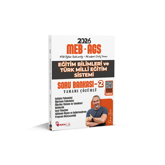 2026 MEB – AGS  Eğitim Bilimleri Ve Türk Milli Eğitim Sistemi Soru Bankası– 2  ( ÖMER EKİCİ )
