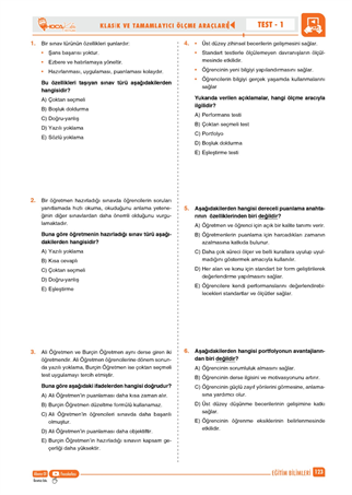 2026 MEB – AGS  Eğitim Bilimleri Ve Türk Milli Eğitim Sistemi Soru Bankası– 2  ( ÖMER EKİCİ )
