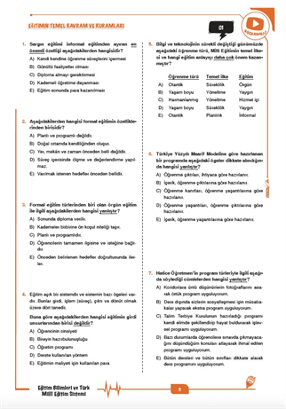 2026 MEB-AGS Eğitim Bilimleri ve Türk Millî Eğitim Sistemi Tamamı Çözümlü Soru Bankası -1 ( MEVLÜT GÜNDÜZ)