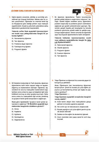 2026 MEB-AGS Eğitimin Temelleri ve Türk Milli Eğitim Sistemi Soru Bankası-MEVLÜT GÜNDÜZ