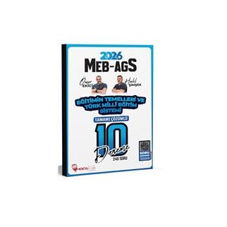 2026 MEB – AGS Eğitimin Temelleri Ve Türk Milli Eğitim Sistemi 10 Lu Deneme Sınavı