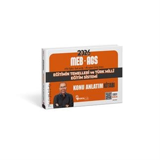 2026 MEB-AGS Eğitimin Temelleri ve Türk Millî Eğitim Sistemi Konu Anlatım Kitabı (Mevlüt GÜNDÜZ)