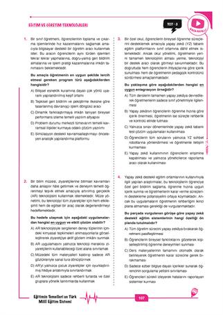 2026 MEB-AGS Eğitimin Temelleri ve Türk Millî Eğitim Sistemi Tamamı Çözümlü Soru Bankası- ( Ömer EKİCİ )