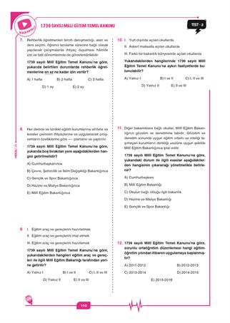 2026 MEB AGS Eğitimin Temelleri ve Türk Millî Eğitim Sistemi - Mevzuat Bilgisi Tamamı Çözümlü Soru Bankası