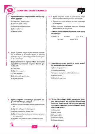 2026 MEB AGS Eğitimin Temelleri ve Türk Millî Eğitim Sistemi - Mevzuat Bilgisi Tamamı Çözümlü Soru Bankası