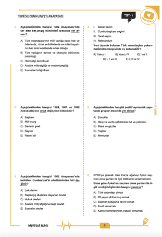 2026 MEB – AGS MEVZUAT BİLGİSİ SORU BANKASI 