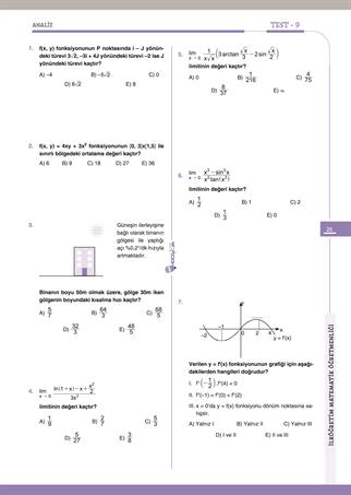 2026 MEB-AGS ÖABT Atayan İlköğretim Matematik Öğretmenliği Tamamı Çözümlü Soru Bankası 