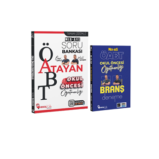 2026 MEB – AGS ÖABT Atayan Okul Öncesi Öğretmenliği Soru Bankası -Okul Öncesi Öğretmenliği Branş Deneme 2 Li Set