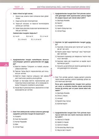 2026 MEB-AGS ÖABT Atayan Türk Dili Ve Edebiyatı Öğretmenliği Tamamı Çözümlü  Soru Bankası 